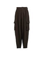 Y's 24年秋冬ウェア、“未完成風”ステッチのシャツドレスや深みカーキのギャバジンコート｜写真10