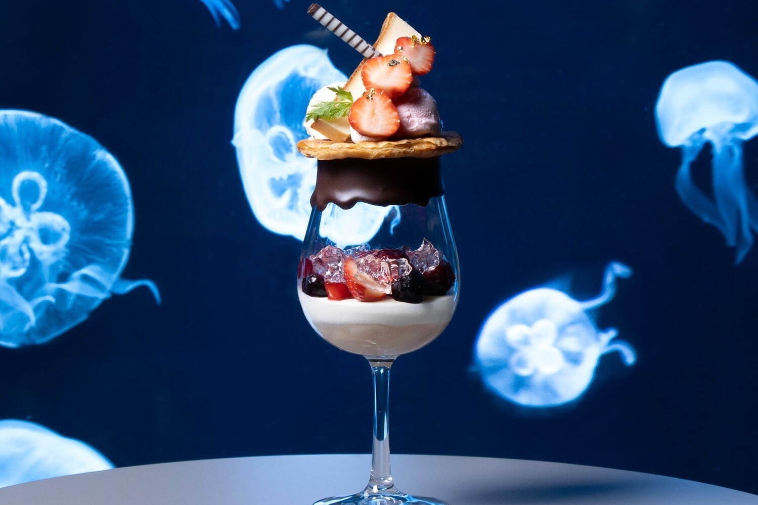 アクアリウム｜都市型水族館「アオアオ サッポロ」で“夜ふかし”、シメパフェやビールと楽しむナイトアクアリウム