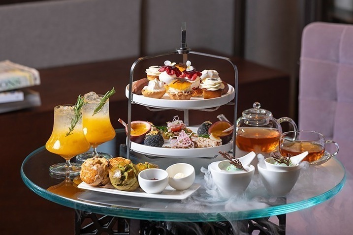 ダックワーズ｜フォーシーズンズホテル京都“世界旅行”アフタヌーンティー第2弾、フロリダなど旅先イメージの夏スイーツ