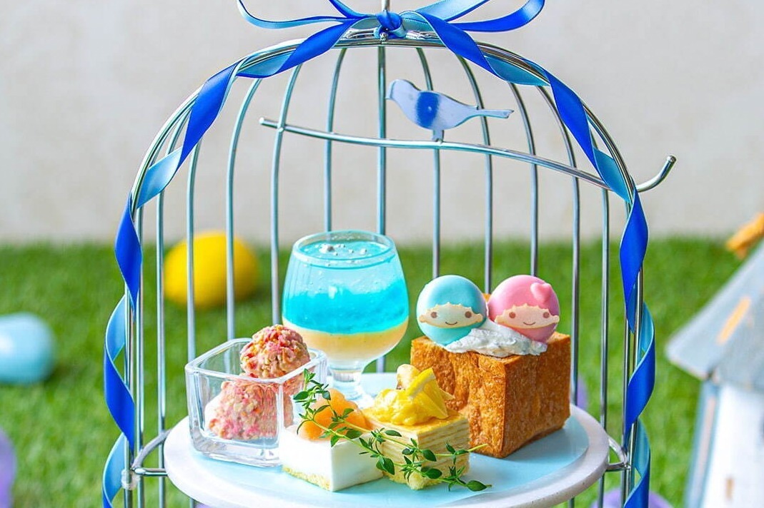 シナモロール｜サンリオキャラクターズ ガーデンカフェ夏アフタヌーンティー、選べるキャラムース付きハニートースト