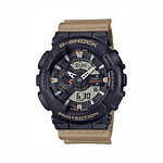 G-SHOCK“ツートンカラー”腕時計、ブラックケースにカーキ＆オリーブグリーンのデジタルウォッチ｜写真4