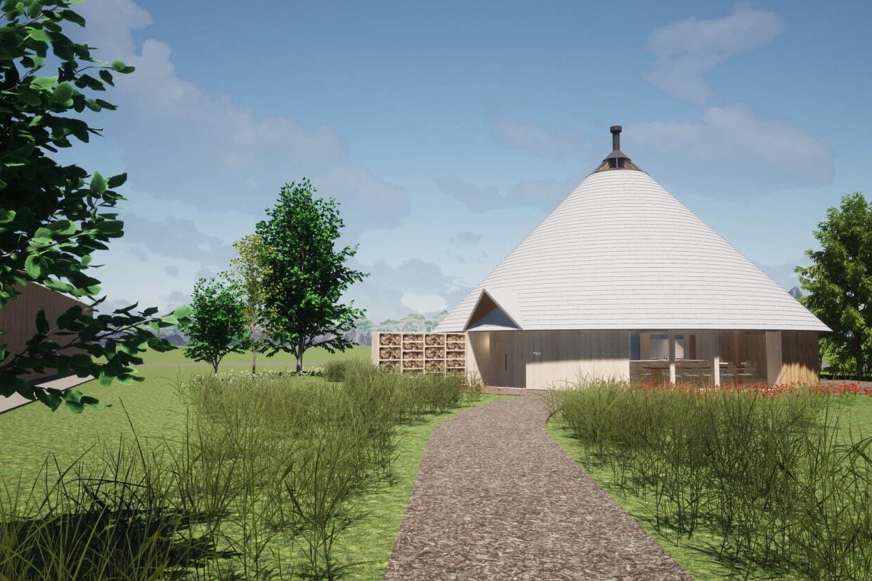 SHIRO「薪火レストラン(仮称)」北海道・砂川みんなの工場内に、とれたて野菜×道産肉の薪火料理