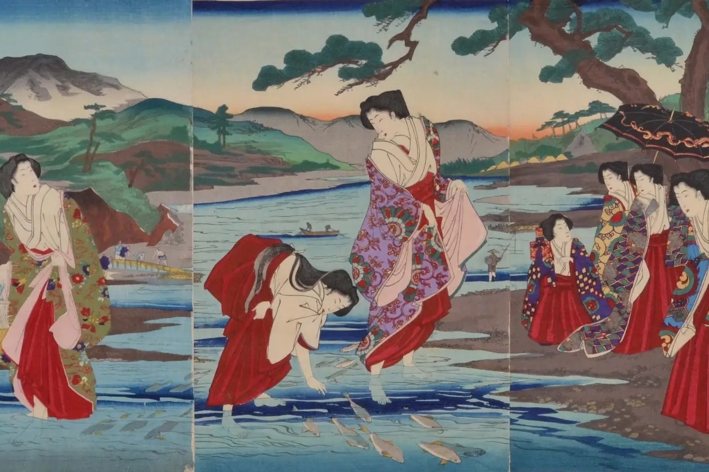 絵画日本画原画「明治神宮奉納土俵入り」 絵画日本画原画「明治神宮奉納土俵入り」