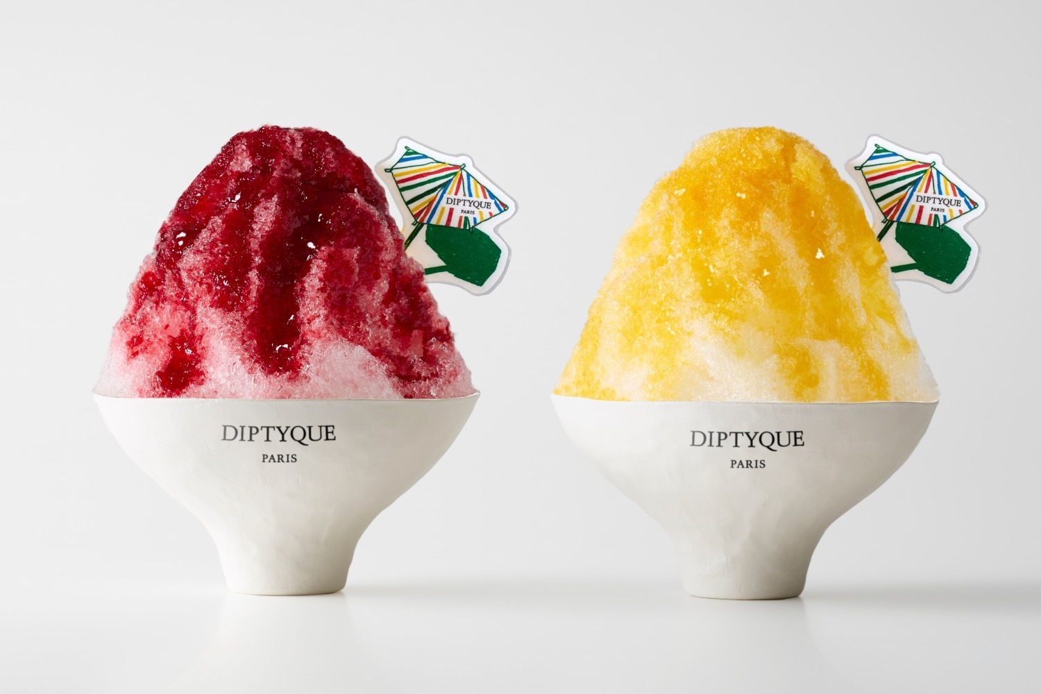 パルフェ｜ディプティック“2層仕立て”かき氷パフェ、丸の内＆京都の“地中海”着想カラフルトラックで限定提供