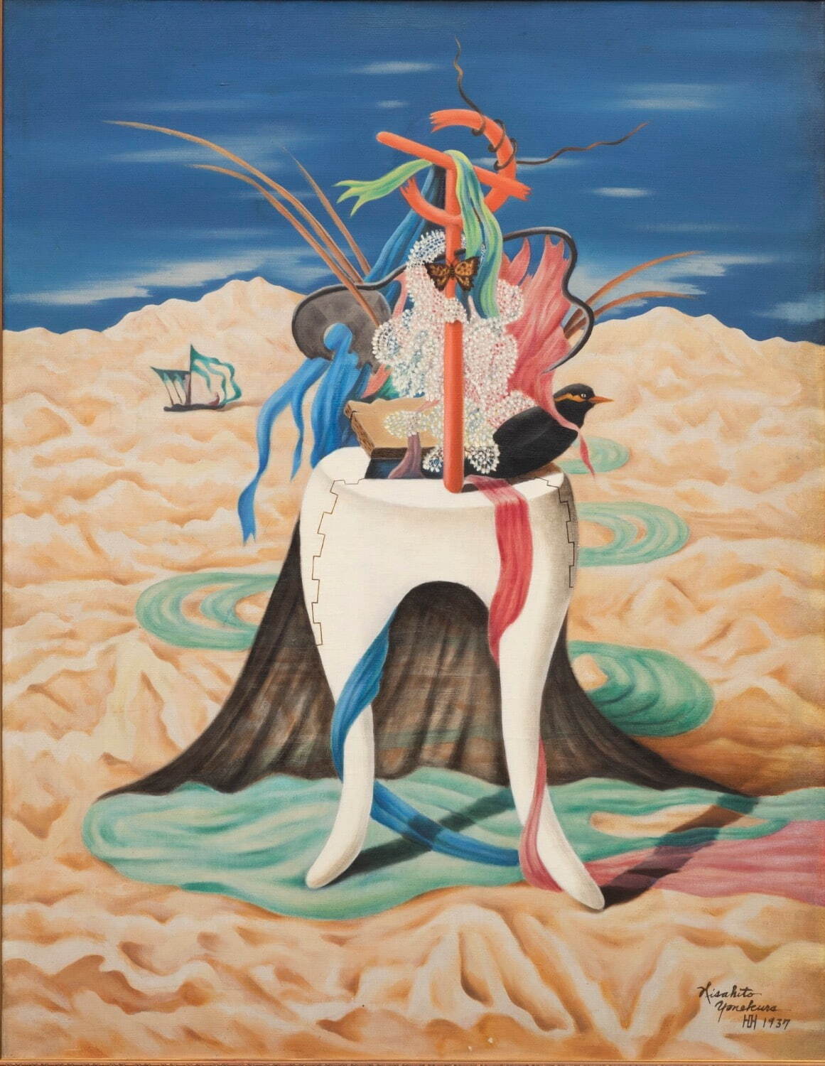 米倉壽仁 《モニュメント》 昭和12年(1937年) 山梨県立美術館蔵