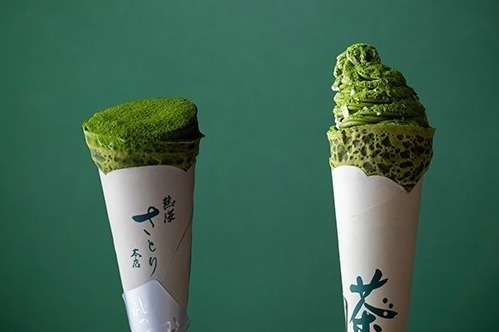 濃茶スイーツ専門店「熱海さとり本店」夏限定メニュー、白玉や粒あん入り“ひんやり”濃厚抹茶クレープ