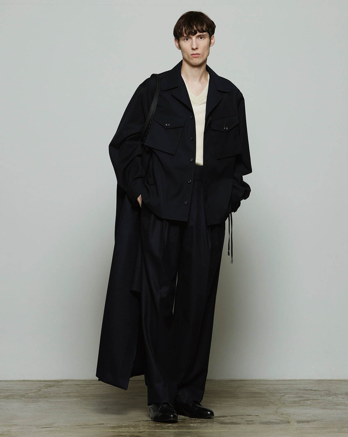新品 THE RERACS 24SS エディション別注 ハリントンコート 48黒