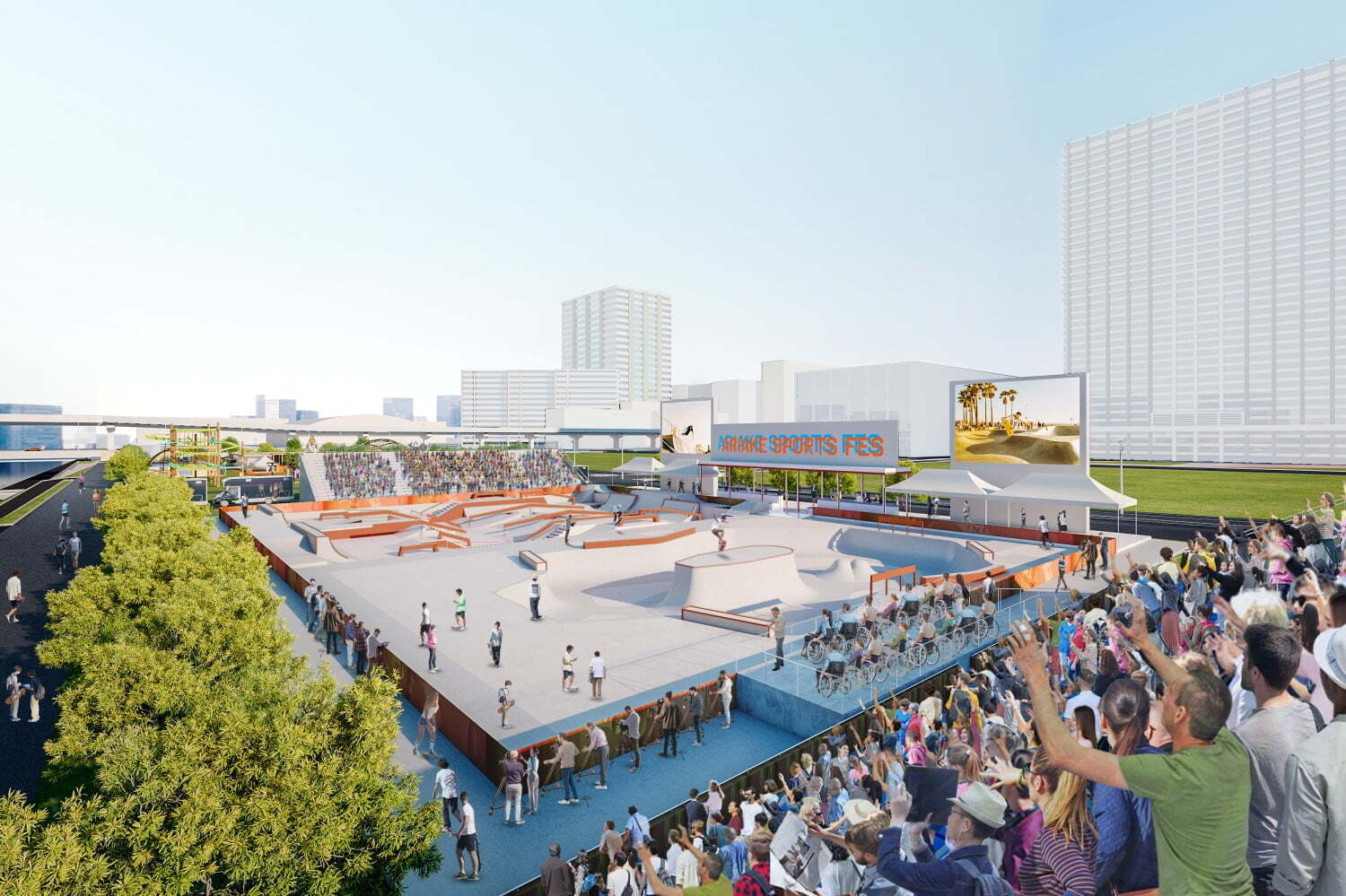 バスケットボール｜「ライブドア アーバンスポーツパーク」東京・有明にスポーツ場やアスレチック、カフェやBBQ施設も