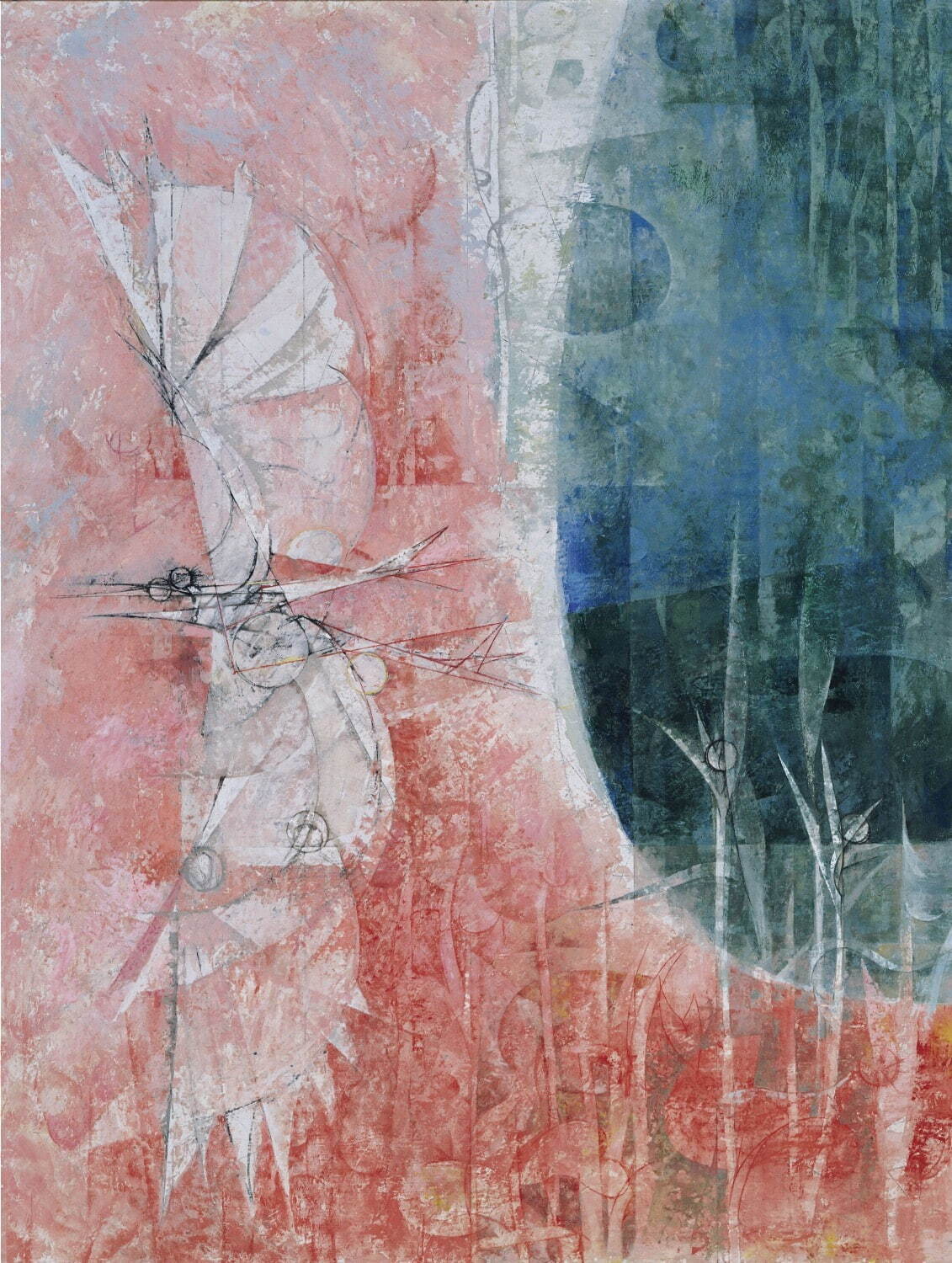 下村良之介 《池畔》 昭和32年(1957年) 京都市美術館蔵