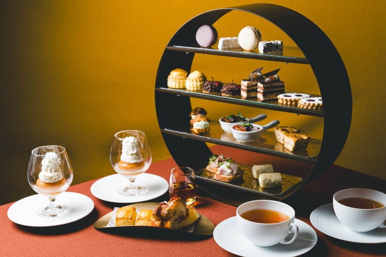 パルフェ｜フォションホテル京都「旅するフランスアフタヌーンティー」フランス伝統菓子着想スイーツ×秋の味覚