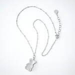 Q-pot.のテディベアグミ型アクセサリー、“まるで氷”な透明感のハードなベアグミ×パールのネックレス｜写真10