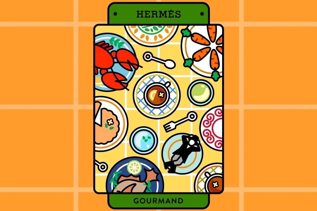 銀座メゾンエルメスの年間イベント「ランタンエルメス」8月は“食の世界”へ、フルーツワゴンも