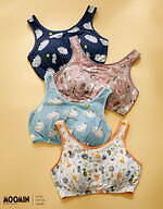 ムーミン×ウンナナクール初コラボ、“ふわふわ生地”のスナフキンパジャマ＆お花積むリトルミイ柄下着｜写真6