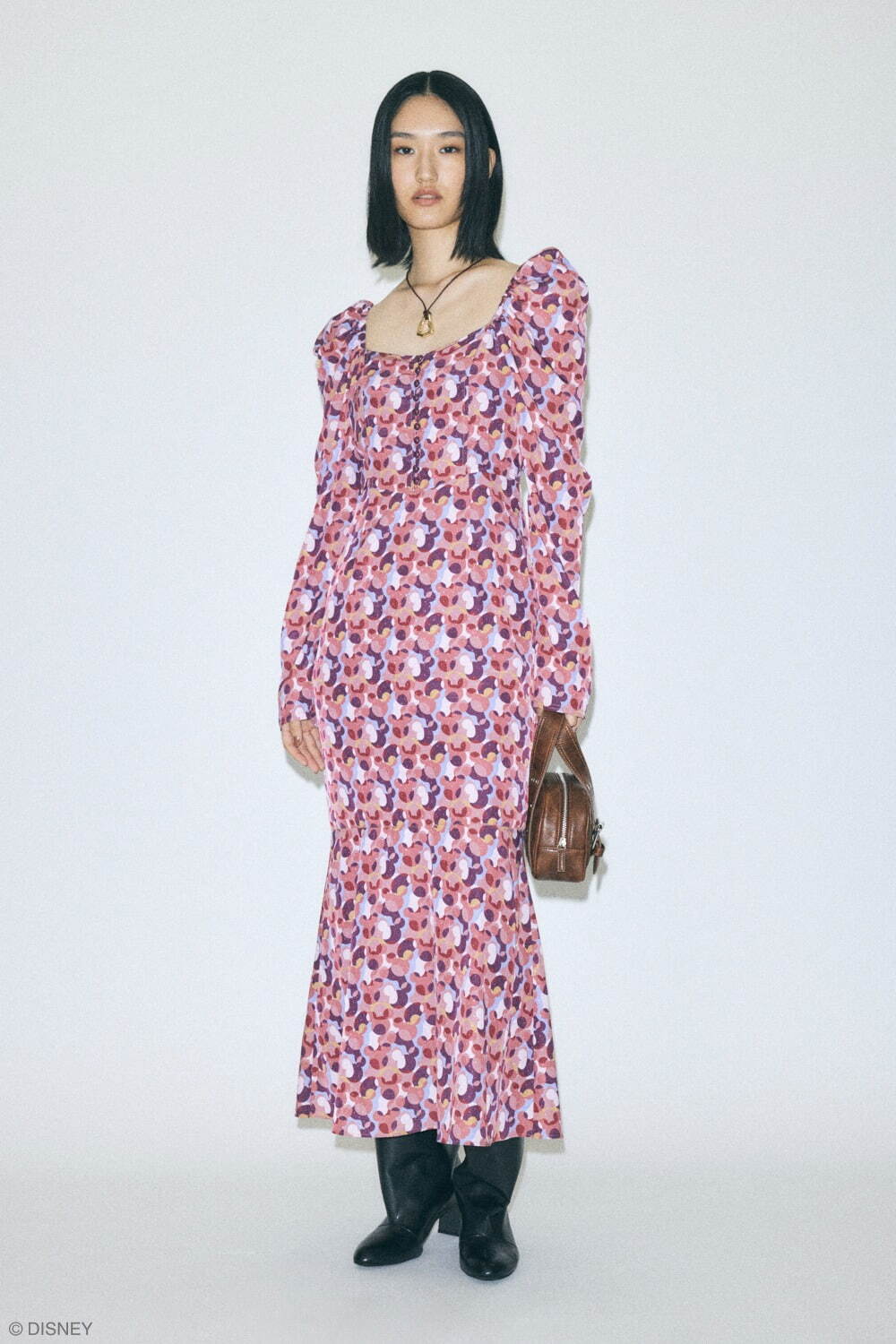 マウジー　moussy ALICE アリス ディズニー　ロングスカート マウジーのディズニー『ふしぎの国のアリス』ウェア、森の中の