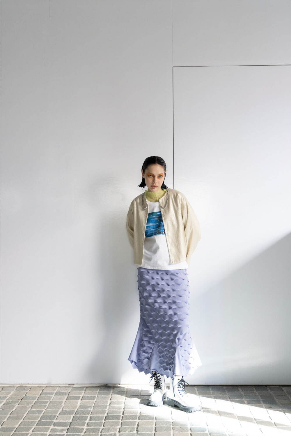 ナカガミ 2024-25年秋冬｜female ノーカラージャケット