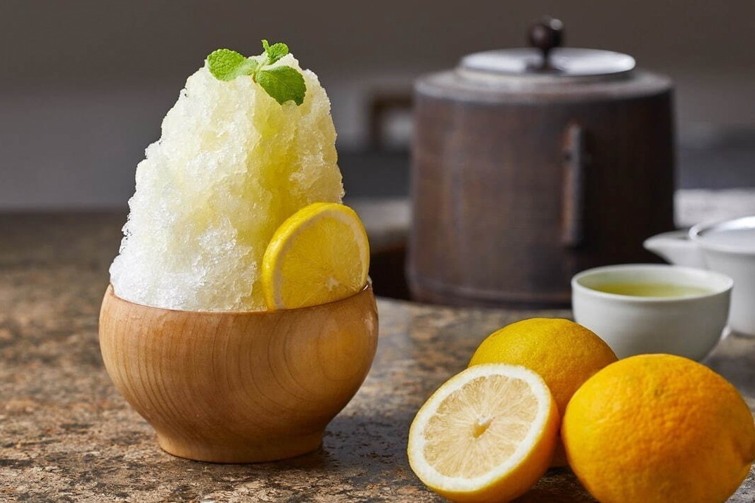 日本橋「山本山 ふじヱ茶房」濃厚“煎茶”シロップ×柑橘ジュレの夏限定かき氷、定番抹茶やほうじ茶も