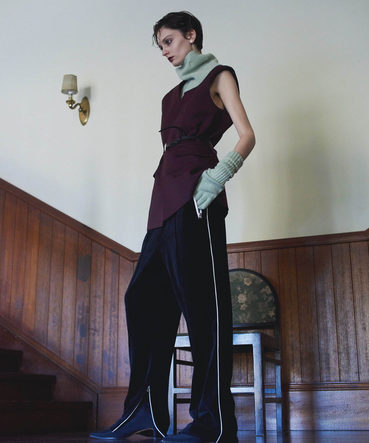 JANE SMITH ジェーンスミス　24ss コットンナイロン ジャンプスーツ JANE SMITH ジェーンスミス 24ss コットンナイロン ジャンプスーツ