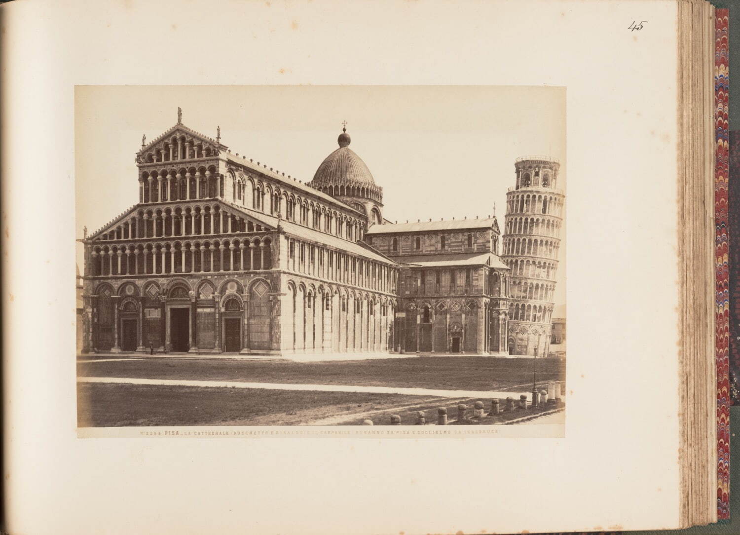 『イタリアの景観写真集』 1882年 個人蔵