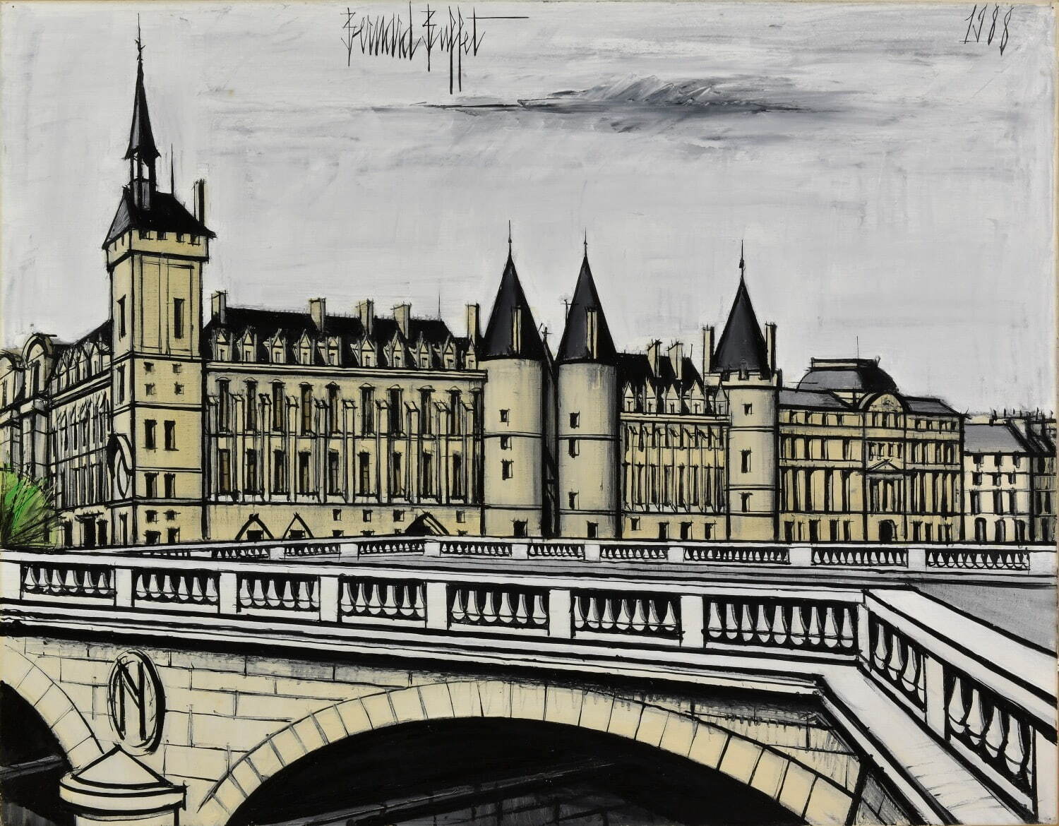 ベルナール・ビュフェ 《コンシェルジュリー》 1988年