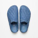 ビルケンシュトック 1774新作サンダル、ステッチを配したデニムスリッポン｜写真3