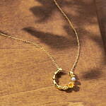 4℃のジュエリー、“秋色ストーン”のネックレスやぷっくりリーフ×パールイヤリングなど｜写真7