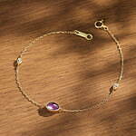 4℃のジュエリー、“秋色ストーン”のネックレスやぷっくりリーフ×パールイヤリングなど｜写真16