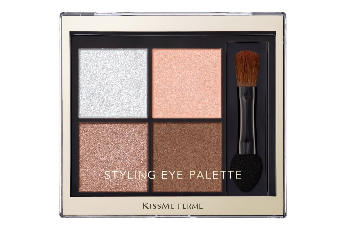 アイパレット｜キスミー フェルム初の4色アイパレットが24年秋誕生、“クリアラメ×締め色”で立体グラデアイ