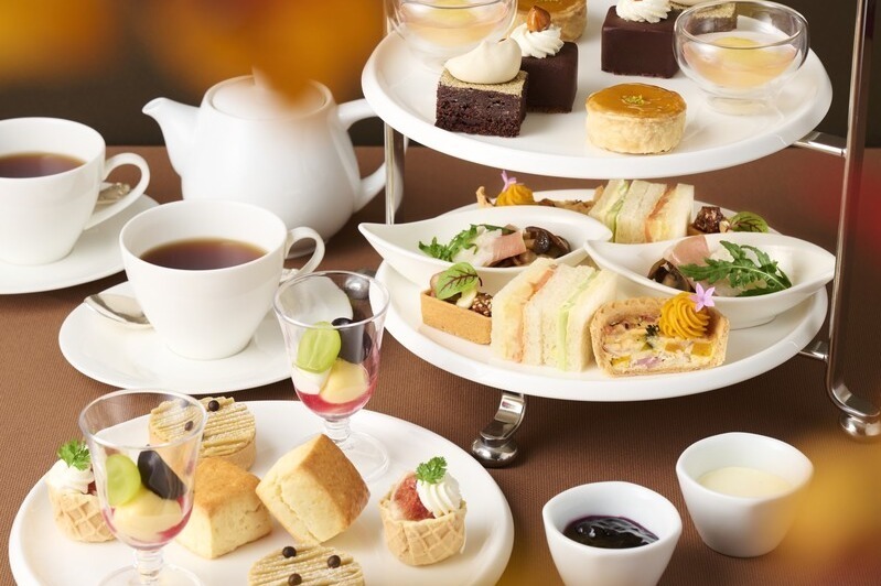 帝国ホテル 大阪“秋の味覚”アフタヌーンティー＆栗やシャインマスカットの限定スイーツ