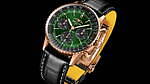ブライトリング腕時計「ナビタイマー」金沢・富山限定、18Kレッドゴールドケース×鮮やかグリーン文字盤｜写真1