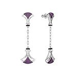 ラリック24年秋ジュエリー、パープルのクリスタルガラス×“アール・デコ建築”着想の扇形モチーフで｜写真12