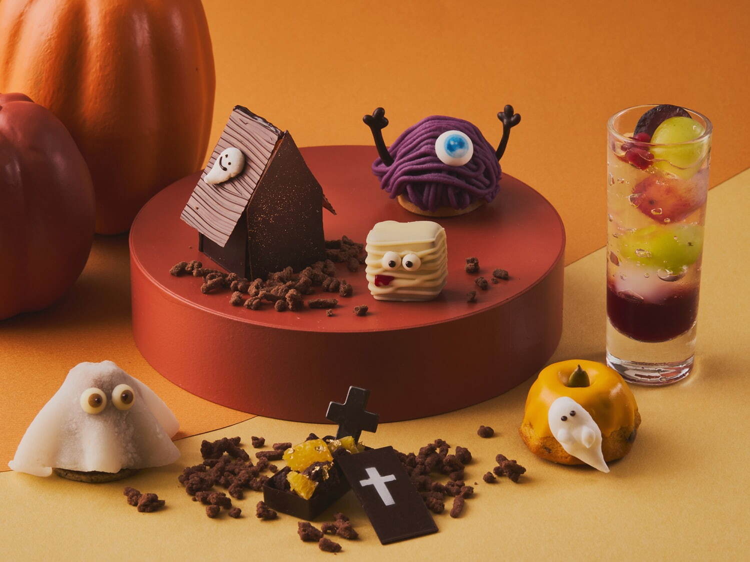 ザ・サウザンド京都×ダリケーの限定チョコレートアフタヌーンティー、多彩なおばけチョコスイーツを堪能｜写真5