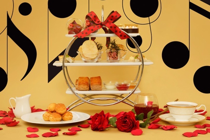 シャンパン(シャンパーニュ)｜ホテル ラ・スイート神戸ハーバーランドのショコラアフタヌーンティー、チョコがけプチシューやタルト