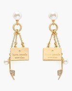 ケイト・スペード24年秋アクセサリー、タクシー風フープピアス＆煌めく猫リングなど｜写真15