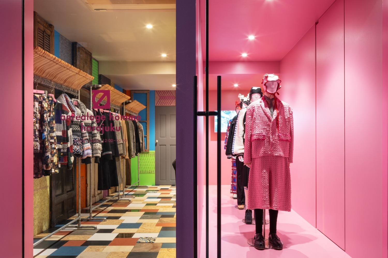 「アンリアレイジ オム」旗艦店が東京・原宿に、限定ワッペンTシャツやワークジャケット