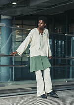 ラムロフ 2025年春夏コレクション、多民族が共存する空港を出発点に｜写真37