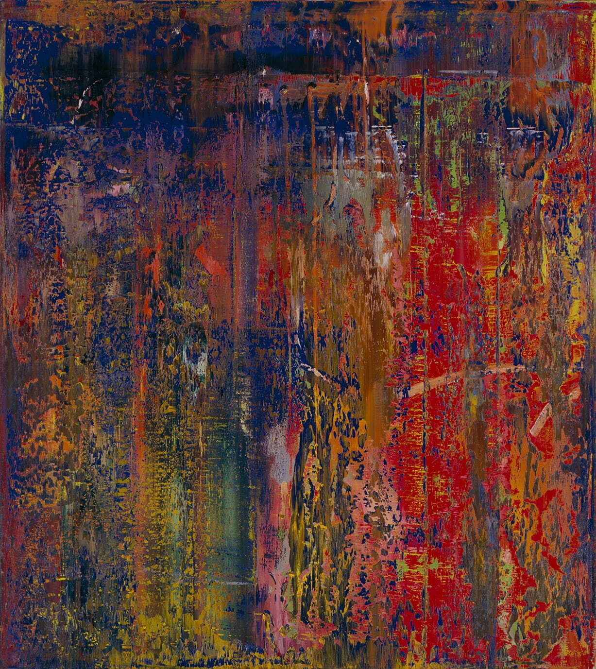 ゲルハルト・リヒター 《抽象絵画(648-1)》 1987年 国立国際美術館蔵 © Gerhard Richter 2024 (26072024)