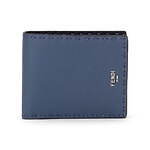 フェンディ“セレリア”ステッチのメンズ財布やカードケース、ライトブルー＆グリーンの24年秋冬新色｜写真1