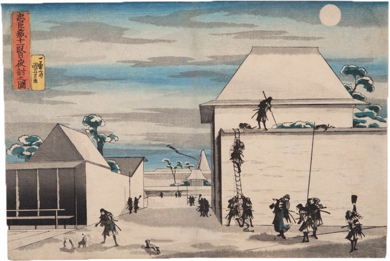 歌川国芳 《忠臣蔵十一段目夜討之図》 天保2–3年(1831–32年)頃 個人蔵