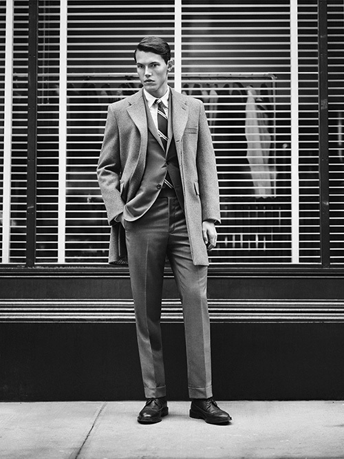 USA製 THOM BROWNE クロージングライン チャコール スーツ USA製 THOM BROWNE クロージングライン チャコール スーツ