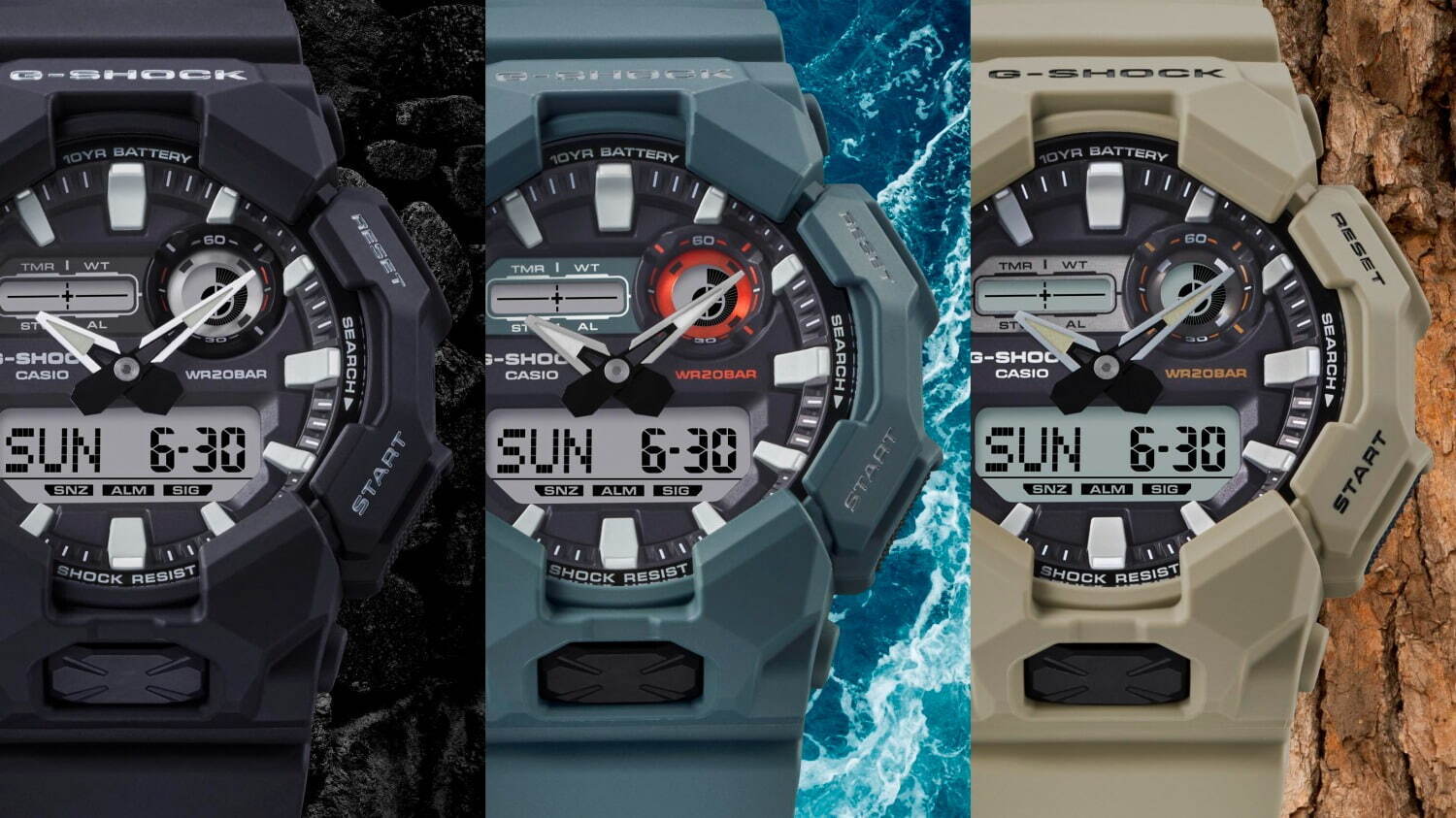 G-SHOCKの新作腕時計「GD-010」「GA-010」10年バッテリー搭載の
