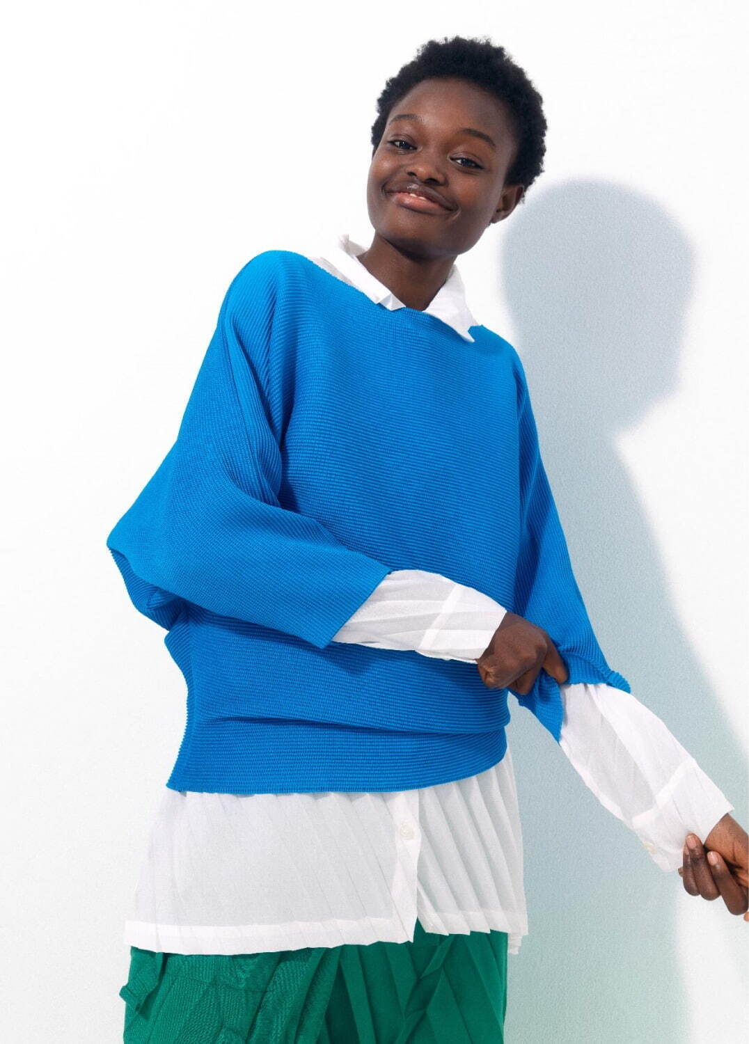 me ISSEY MIYAKE ミーイッセイ ミヤケ 24AW ライトエフェクトストレッチプリーツカットソー MI43FJ761 ミックスカラー F ITVFYTYZYEDP ミー イッセイ ミヤケ24-25年秋冬、花のストレッチプリーツ