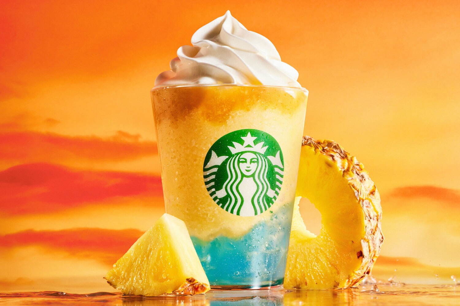 Ｐさん専用　スタバ
ステンレスボトル　
グリッター　
★ミント　
★ライトブルー スターバックスの新作「サンセット パイン フラぺチーノ