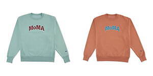 Champion クルーネックスウェットシャツ MoMA Edition ライト