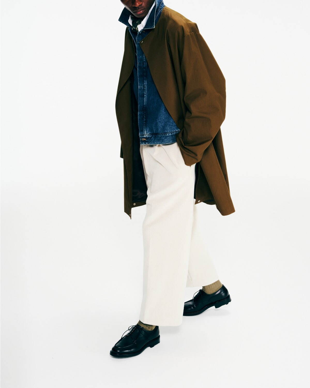 フットザコーチャー foot the coacher 24aw ローファー レザー