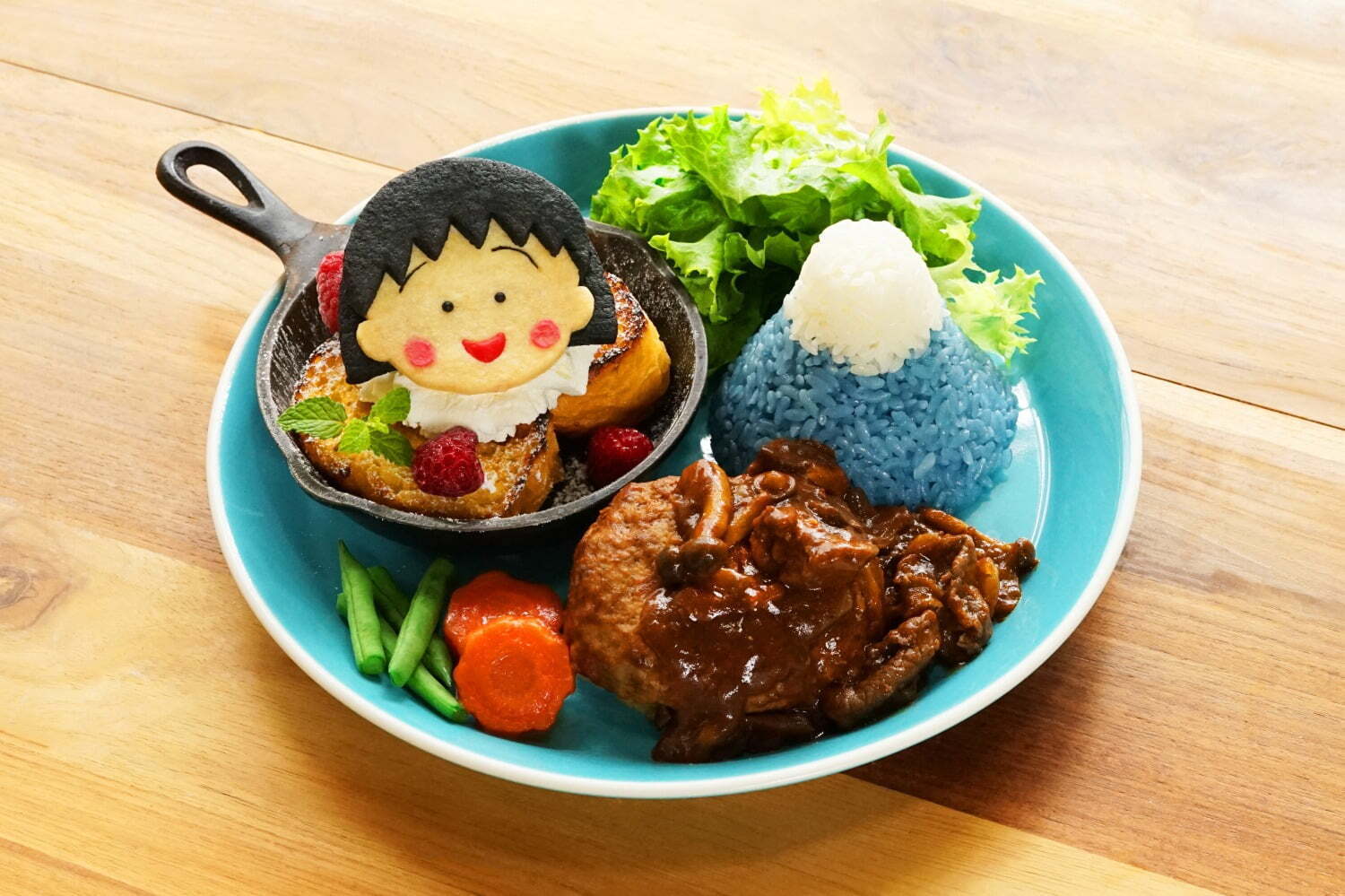 パスタ｜「ちびまる子ちゃんカフェ」下北沢で、“大好物”ハンバーグのプレートやプリンのせチョコパフェ