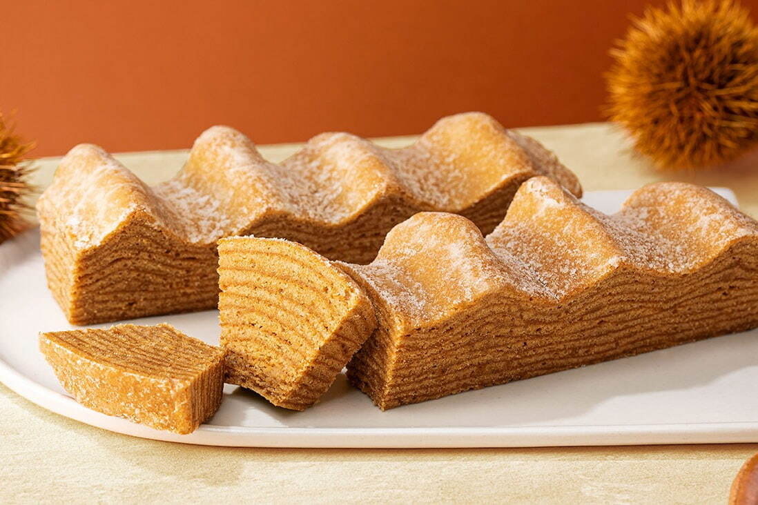 バームクーヘン｜ねんりん家の秋限定バームクーヘン「マウントバーム モンブラン」まろやかな栗の旨みを閉じこめて