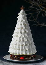 ハイアット リージェンシー 東京24年クリスマスケーキ、白い“モミの木”型ショートケーキなど｜写真1