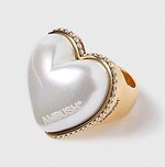 アンブッシュ25年春夏アクセサリー、“ハートの粒”パールピアスやボールチェーン風ブレスレット｜写真1