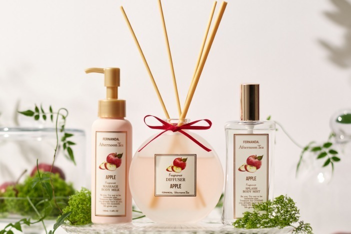 アフタヌーンティー・リビング、アップルの香りを“まるごと再現”ボディミルク＆りんご型マルチバームなど