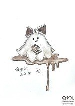 Q-pot.“チョコレートオバケちゃん”のネックレス＆チャーム、うっすら透けるチョコカラーで｜写真8